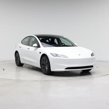 Pearl White Multi-Coat 2025 Tesla Model 3 Long Range