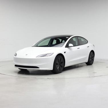Pearl White Multi-Coat 2025 Tesla Model 3 Long Range