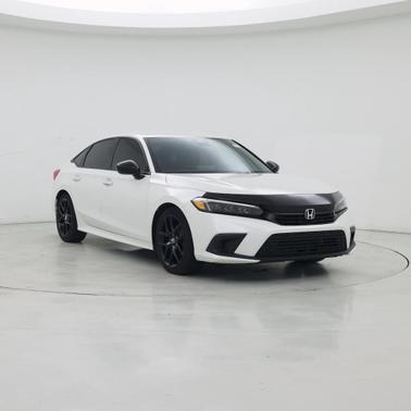Platinum White Pearl 2024 Honda Civic Sport