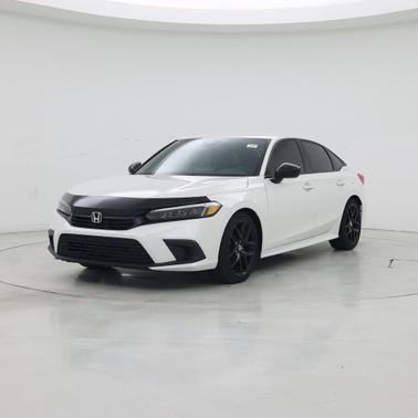 Platinum White Pearl 2024 Honda Civic Sport