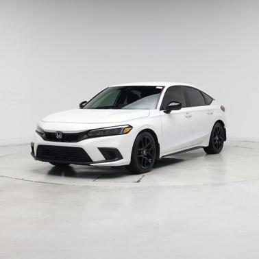 Platinum White Pearl 2024 Honda Civic Sport