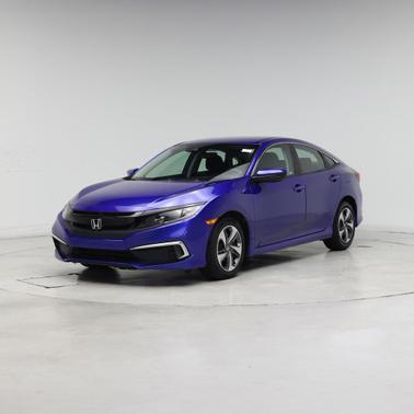 Blue 2021 Honda Civic LX