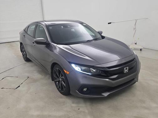 Modern Steel Metallic 2020 Honda Civic Sport