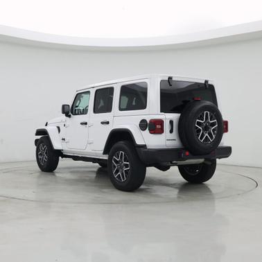 Bright White Clearcoat 2025 Jeep Wrangler 4-Door Sahara 4x4