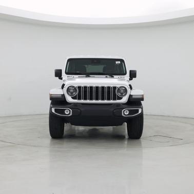 Bright White Clearcoat 2025 Jeep Wrangler 4-Door Sahara 4x4