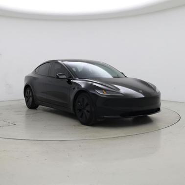 Black 2025 Tesla Model 3 Long Range