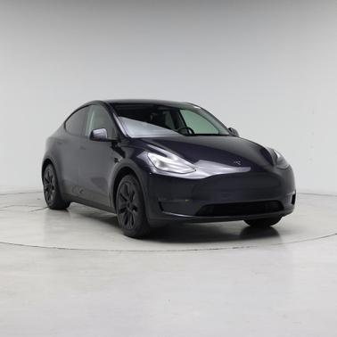 Solid Black 2025 Tesla Model Y Long Range Dual Motor Rear-Wheel Drive