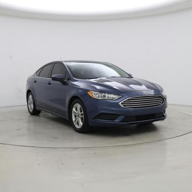 Blue 2018 Ford Fusion SE