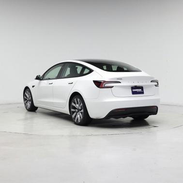 Pearl White Multi-Coat 2025 Tesla Model 3 Long Range