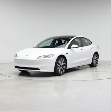 Pearl White Multi-Coat 2025 Tesla Model 3 Long Range