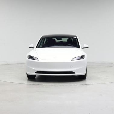 Pearl White Multi-Coat 2025 Tesla Model 3 Long Range