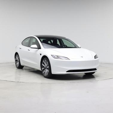 Pearl White Multi-Coat 2025 Tesla Model 3 Long Range