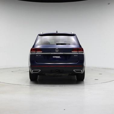 Blue 2021 Volkswagen Atlas 3.6L SEL Premium