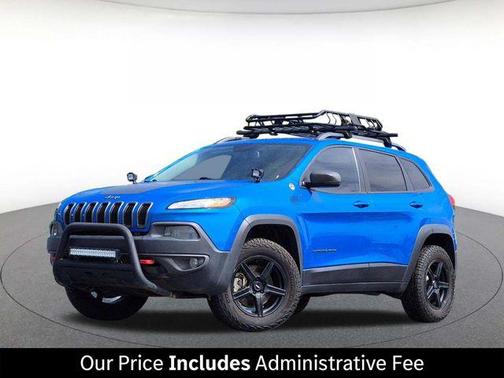 Hydro Blue Pearlcoat 2018 Jeep Cherokee Trailhawk