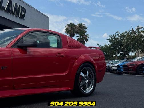 Red 2007 Ford Mustang GT
