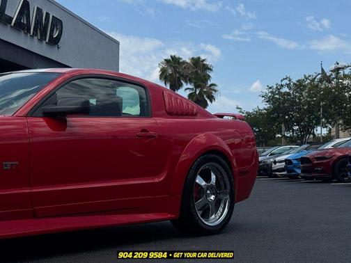 Red 2007 Ford Mustang GT