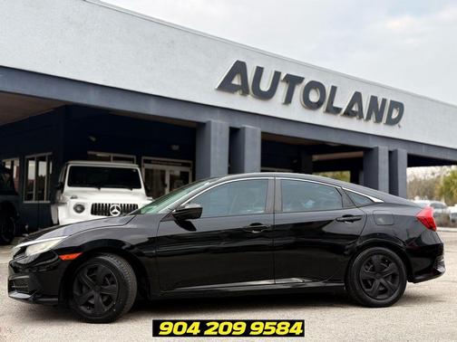 Crystal Black Pearl 2017 Honda Civic LX