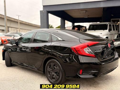 Crystal Black Pearl 2017 Honda Civic LX
