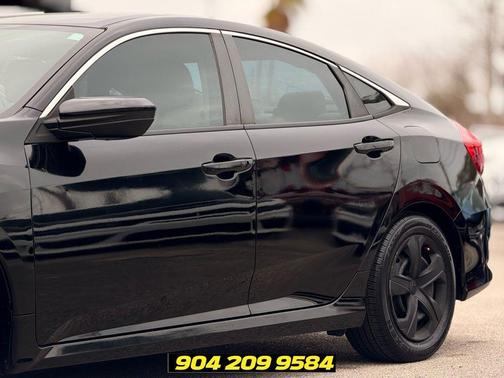 Crystal Black Pearl 2017 Honda Civic LX