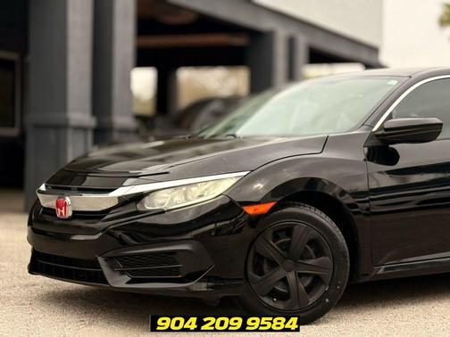 Crystal Black Pearl 2017 Honda Civic LX