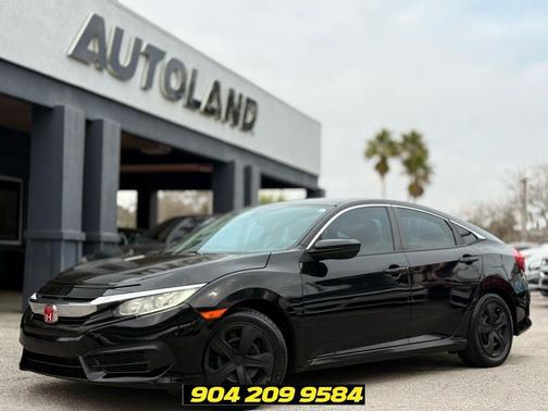 Crystal Black Pearl 2017 Honda Civic LX