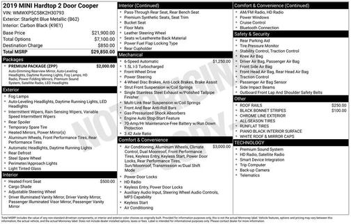 2019 MINI Hardtop Cooper