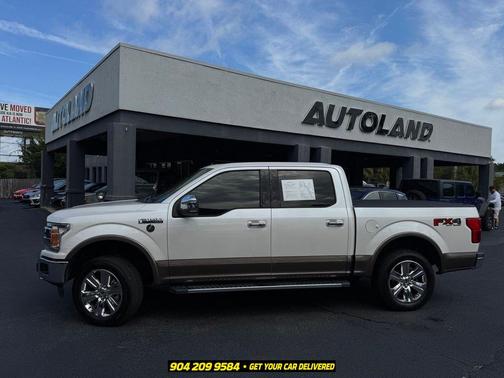 White Platinum Metallic Tri-Coat 2019 Ford F-150 Lariat