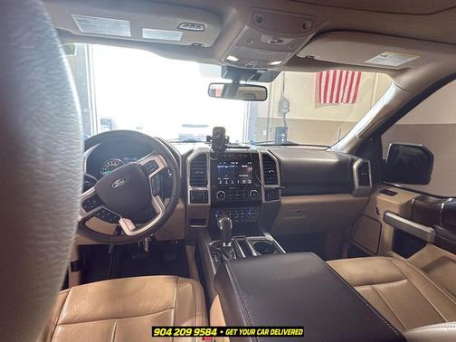 White Platinum 2019 Ford F-150 Lariat