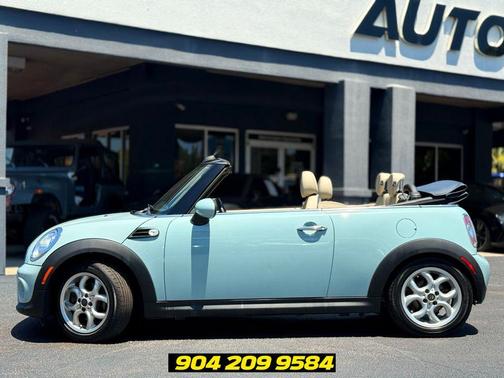 Ice Blue 2013 MINI Convertible Cooper