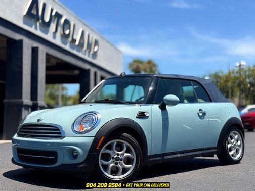 Ice Blue 2013 MINI Convertible Cooper