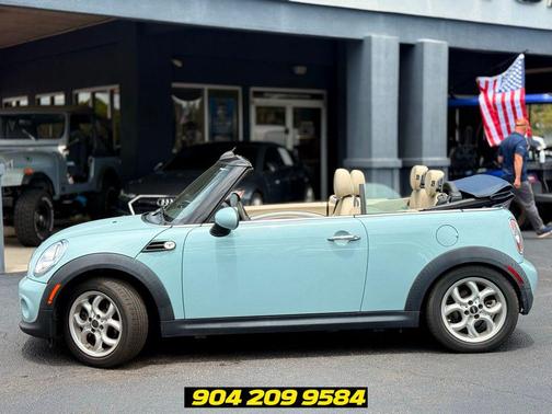 Ice Blue 2013 MINI Convertible Cooper