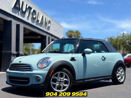 Ice Blue 2013 MINI Convertible Cooper