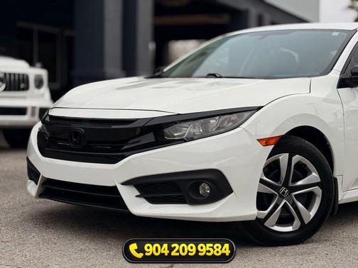 Taffeta White 2018 Honda Civic LX