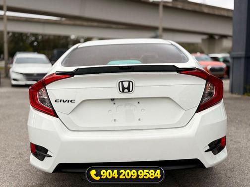 Taffeta White 2018 Honda Civic LX