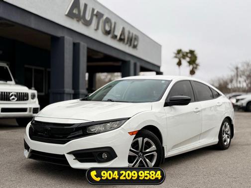 Taffeta White 2018 Honda Civic LX