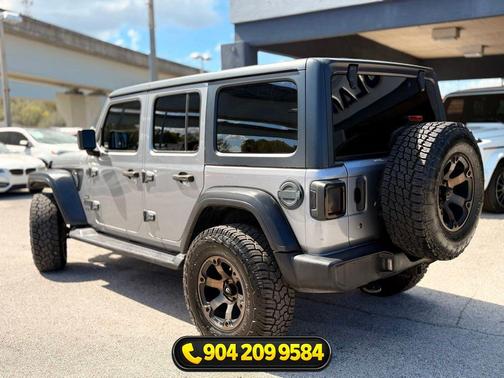 Billet Silver Metallic Clearcoat 2018 Jeep Wrangler Unlimited Sport