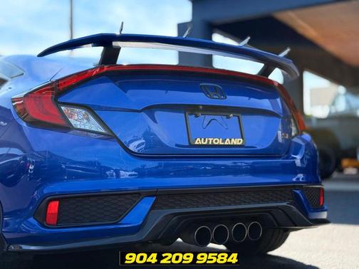 Aegean Blue Metallic 2017 Honda Civic Si