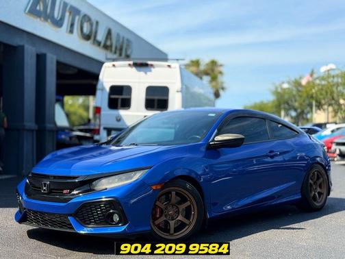 Aegean Blue Metallic 2017 Honda Civic Si
