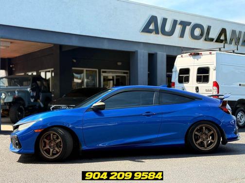 Aegean Blue Metallic 2017 Honda Civic Si