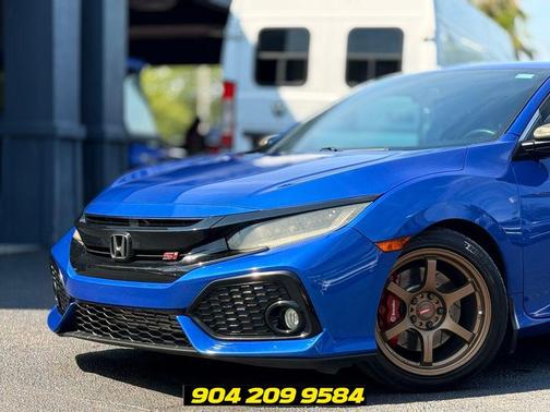Aegean Blue Metallic 2017 Honda Civic Si