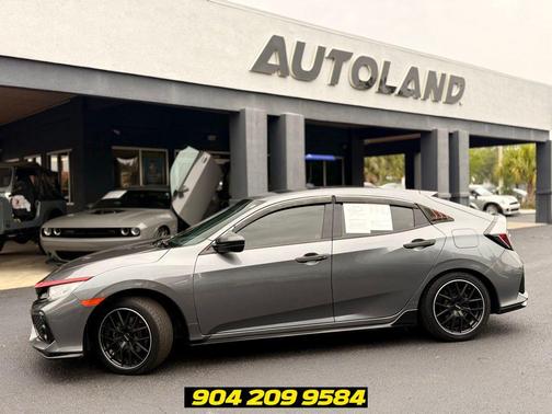 Gray 2018 Honda Civic EX