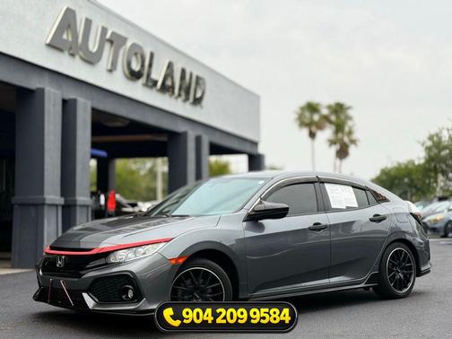 Gray 2018 Honda Civic EX