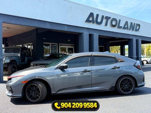 Gray 2018 Honda Civic EX