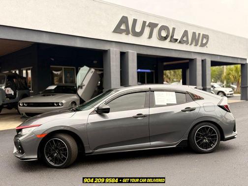 Gray 2018 Honda Civic EX