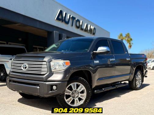 Magnetic Gray Metallic 2015 Toyota Tundra Platinum