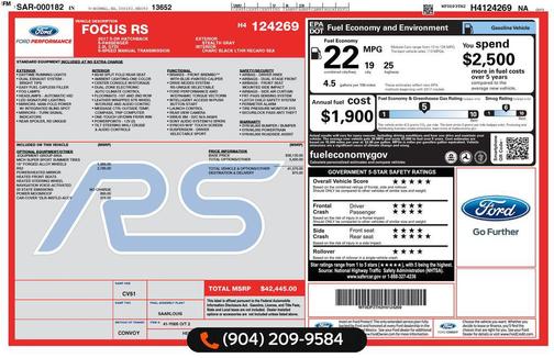 2017 Ford Focus RS Base