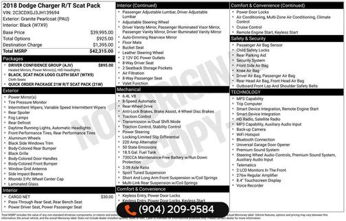 Granite Pearlcoat 2018 Dodge Charger R/T Scat Pack