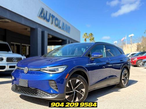 Blue 2021 Volkswagen ID.4 Pro S