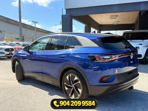 Blue 2021 Volkswagen ID.4 Pro S