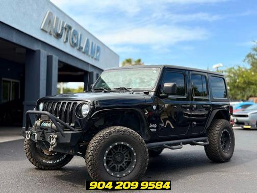 Black Clearcoat 2018 Jeep Wrangler Unlimited Sport